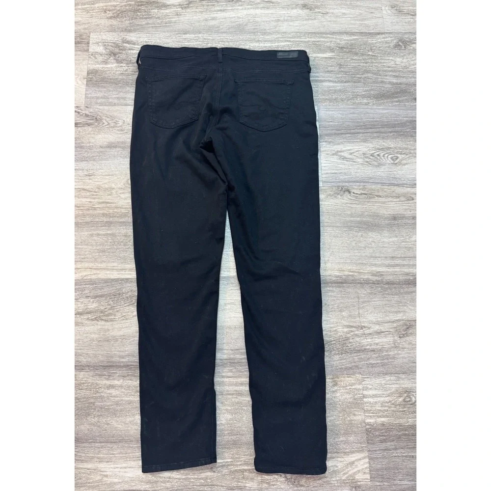 AG Adriano Goldschmied The Stilt Cigarette Leg Black‎ Jeans Womens Size 32R